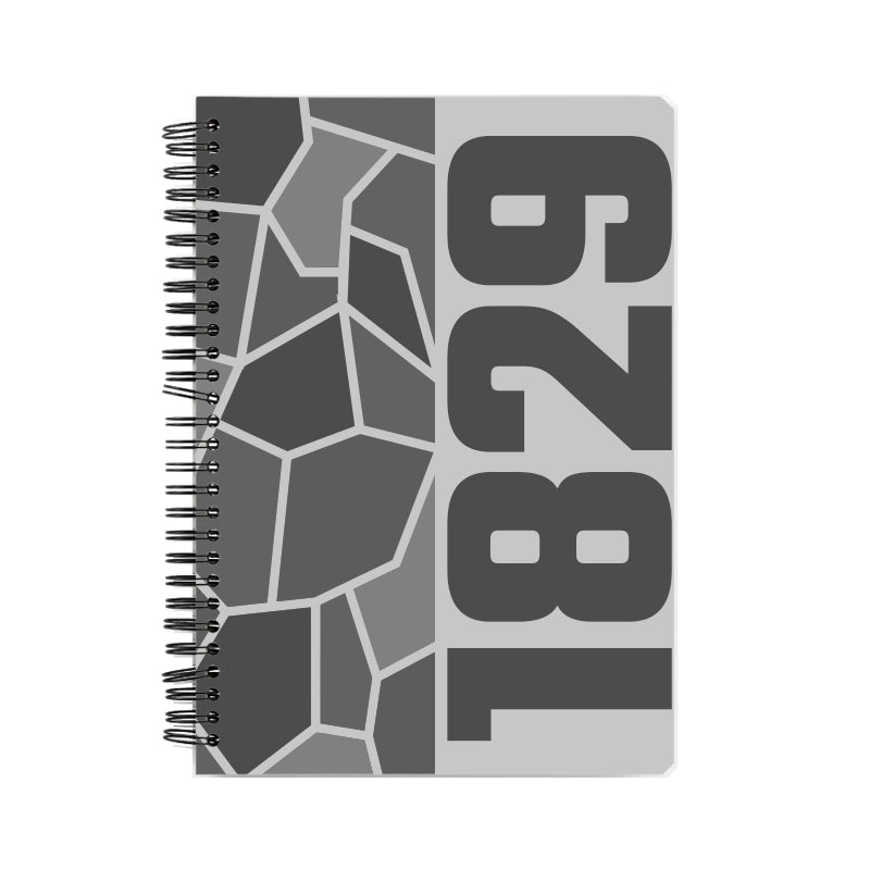 1829 Year Notebook (Melange Grey)