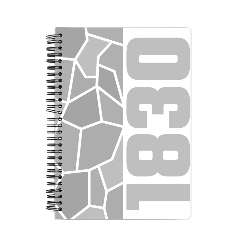 1830 Year Notebook (White)