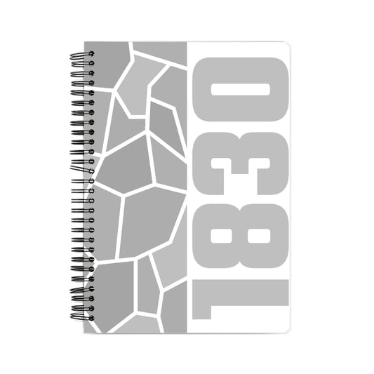 1830 Year Notebook (White)