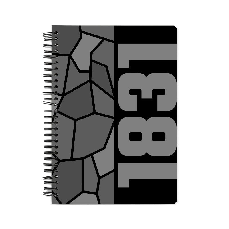 1831 Year Notebook (Black)