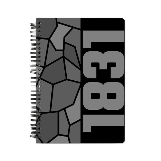 1831 Year Notebook (Black)