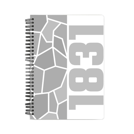1831 Year Notebook (White)