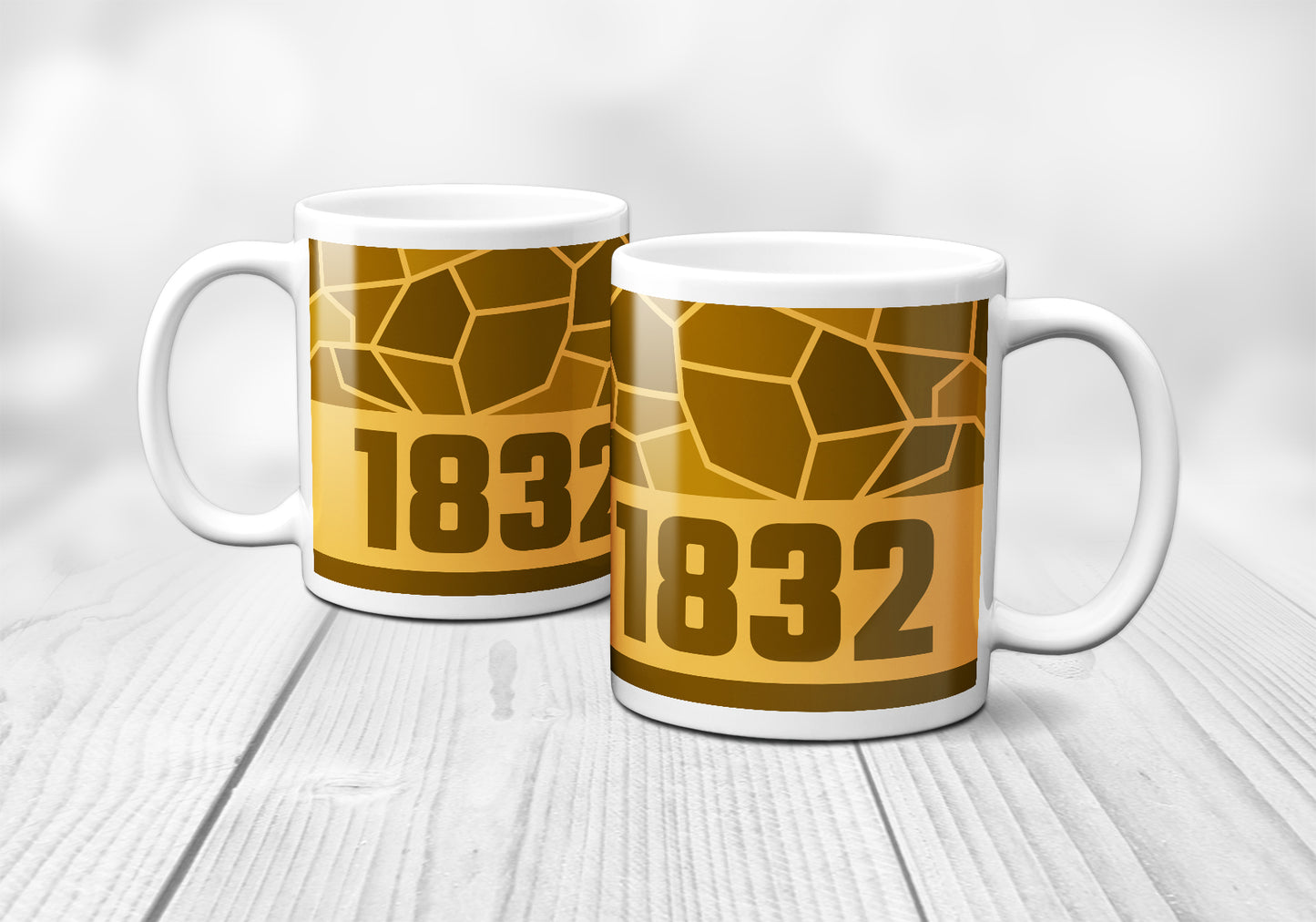 1832 Year Mug (11oz, Golden Yellow)