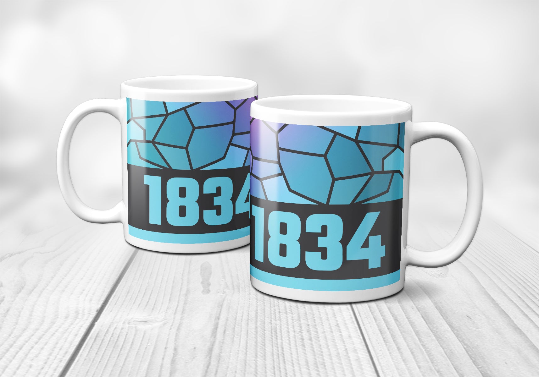 1834 Year Mug (11oz, Charcoal Grey)