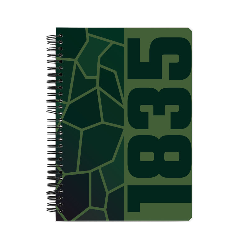 1835 Year Notebook (Olive Green)