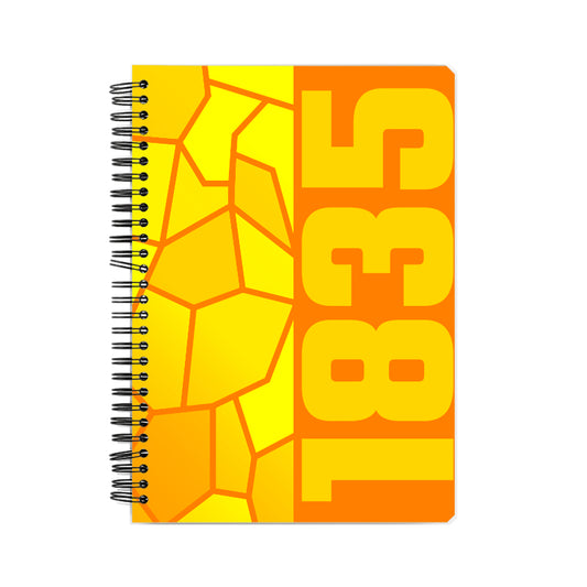 1835 Year Notebook (Orange)