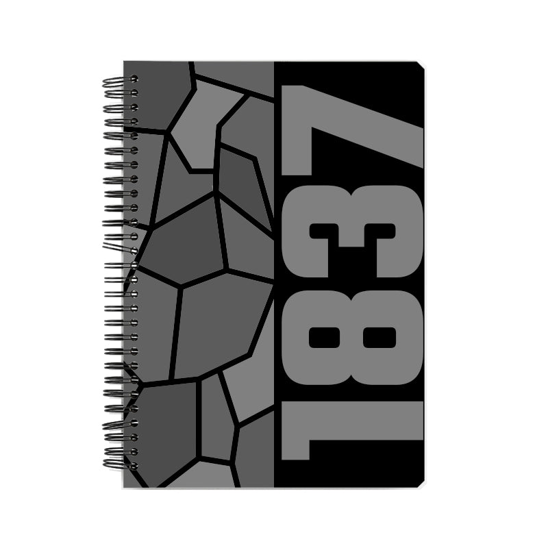 1837 Year Notebook (Black)