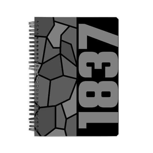 1837 Year Notebook (Black)