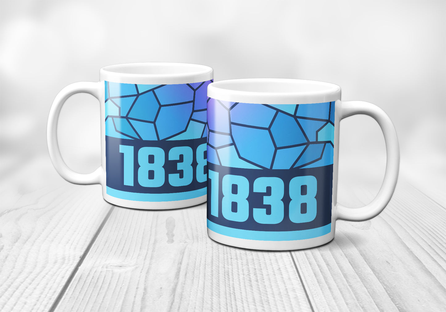 1838 Year Mug (11oz, Navy Blue)