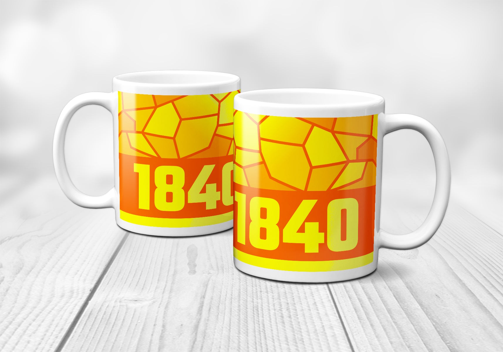 1840 Year Mug (11oz, Orange)