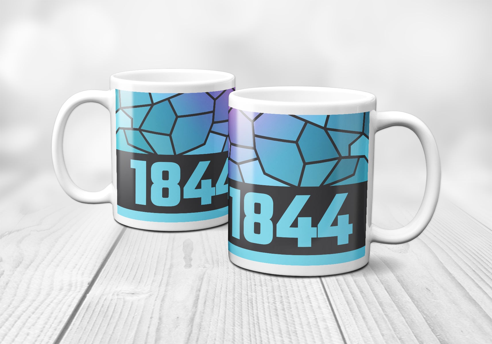 1844 Year Mug (11oz, Charcoal Grey)