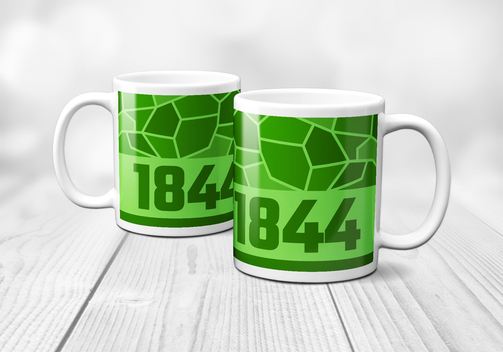 1844 Year Mug (11oz, Liril Green)