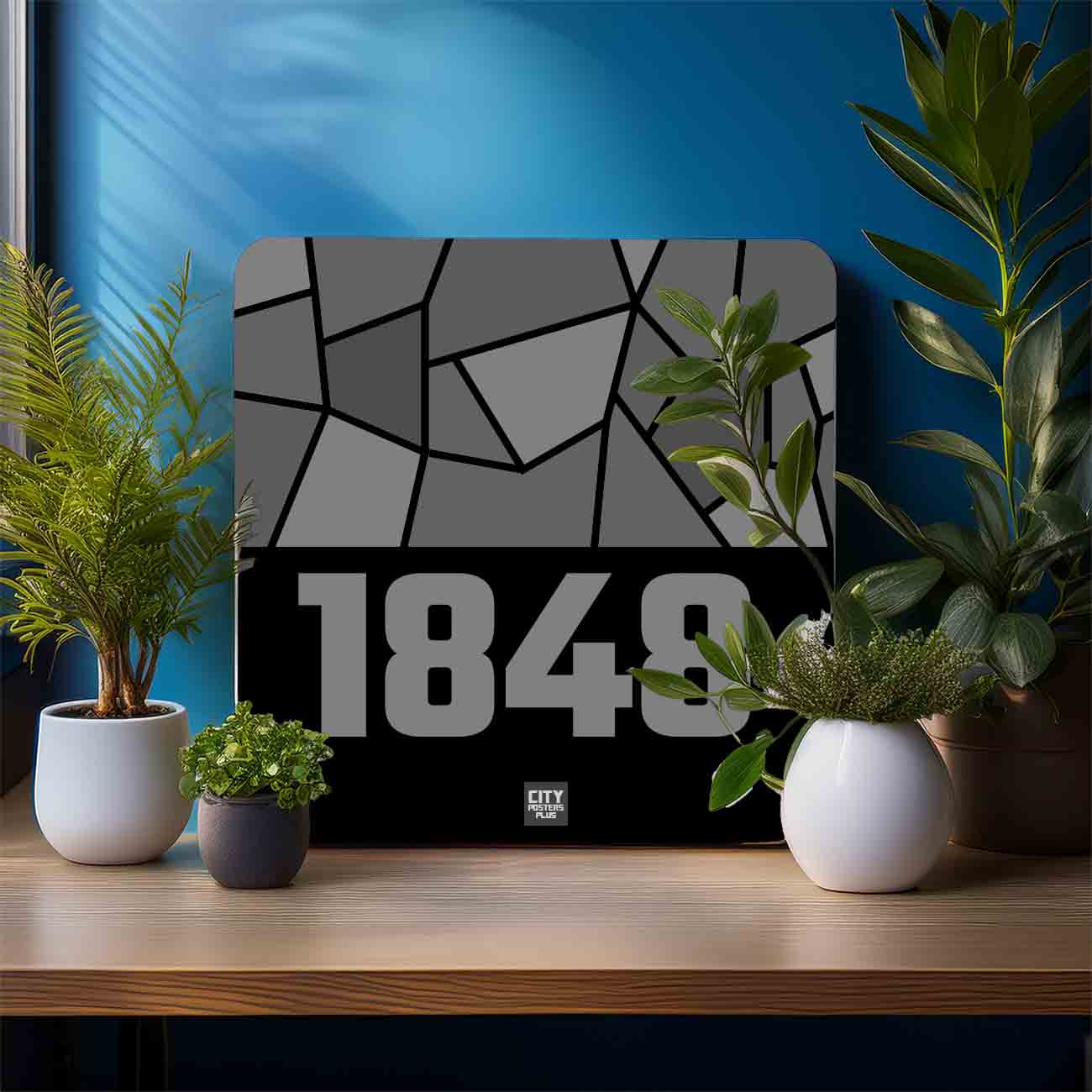 1848 Year Mousepad (Black)