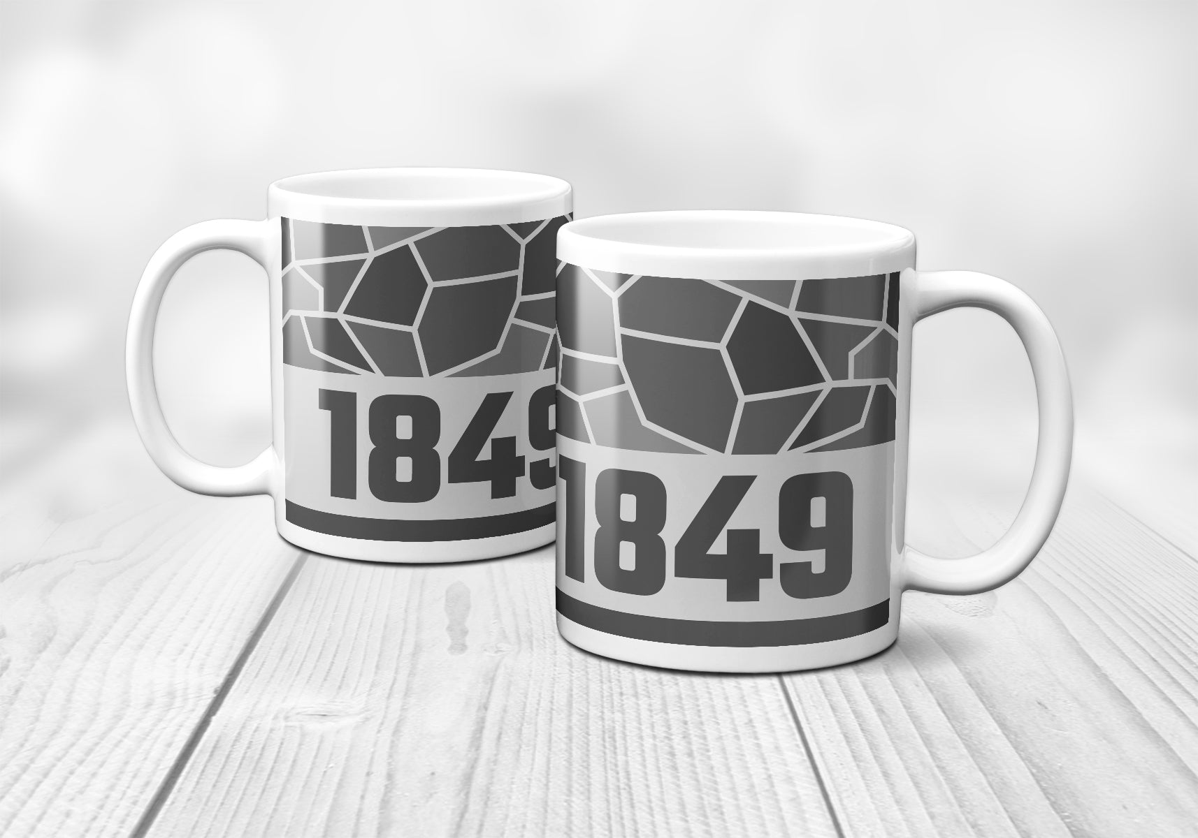 1849 Year Mug (11oz, Melange Grey)