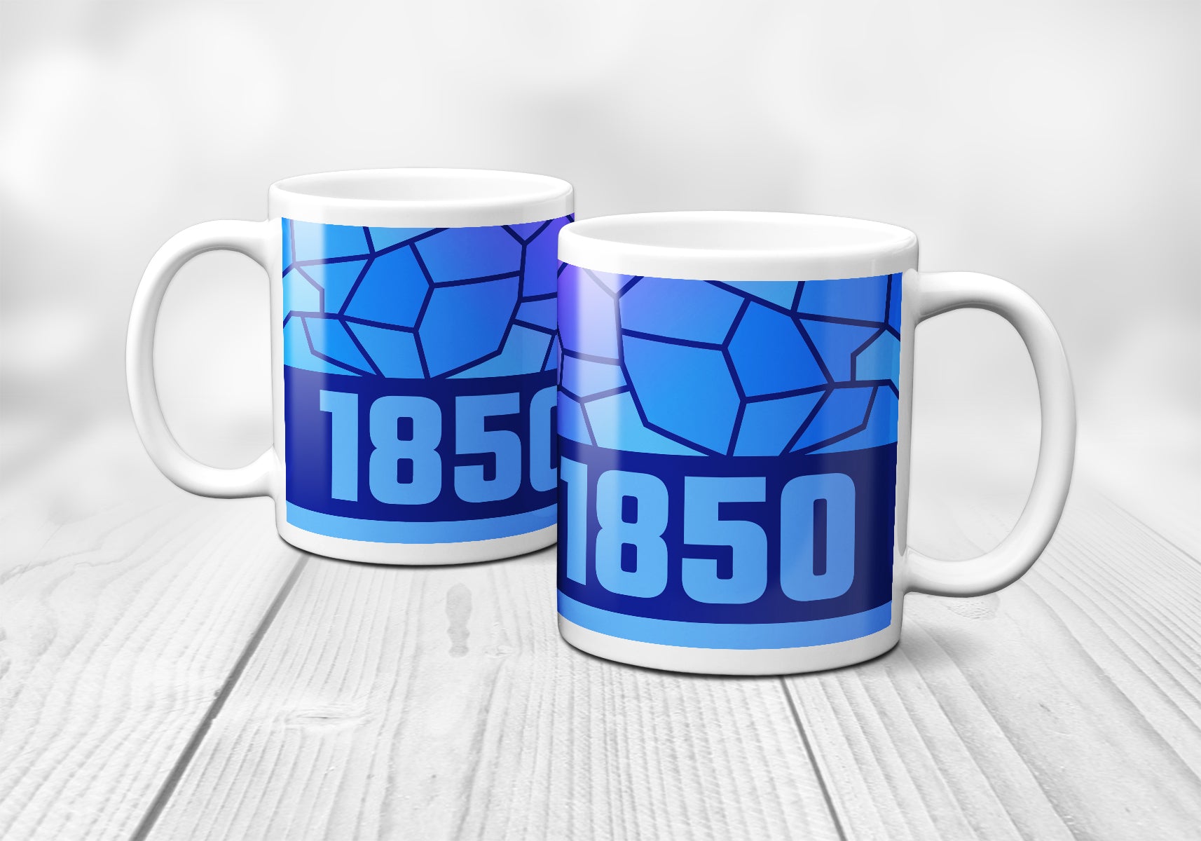 1850 Year Mug (11oz, Royal Blue)