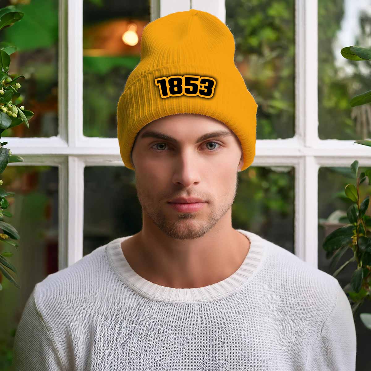 Beanies Plus 1853 Year Cuffed Beanie (Gold)