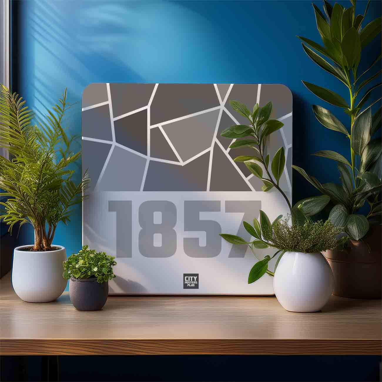 1857 Year Mousepad (White)