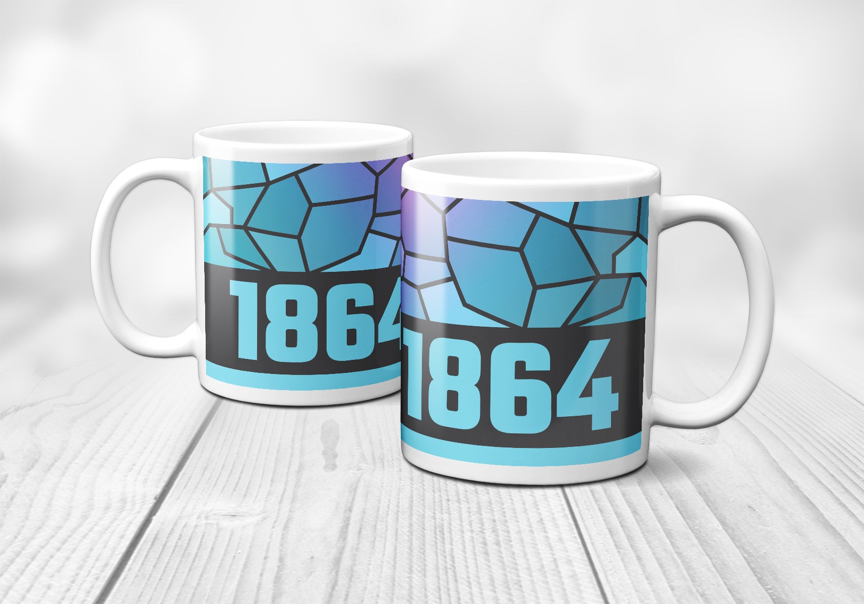 1864 Year Mug (11oz, Charcoal Grey)