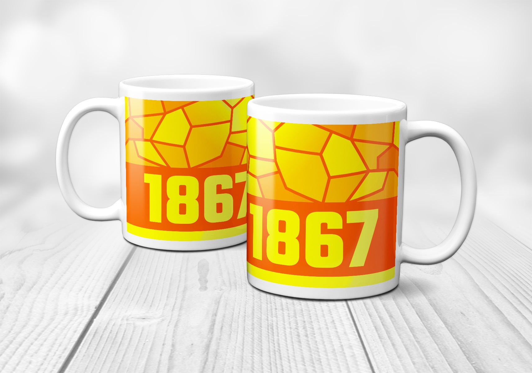 1867 Year Mug (11oz, Orange)