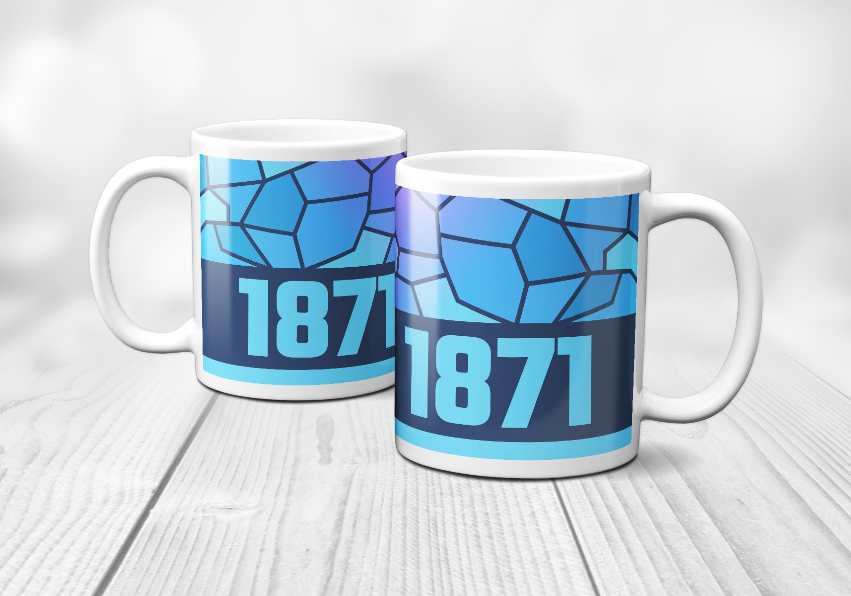 1871 Year Mug (11oz, Navy Blue)