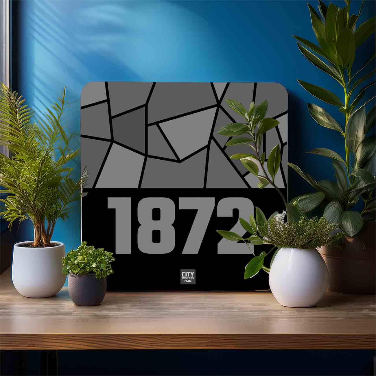 1872 Year Mousepad (Black)