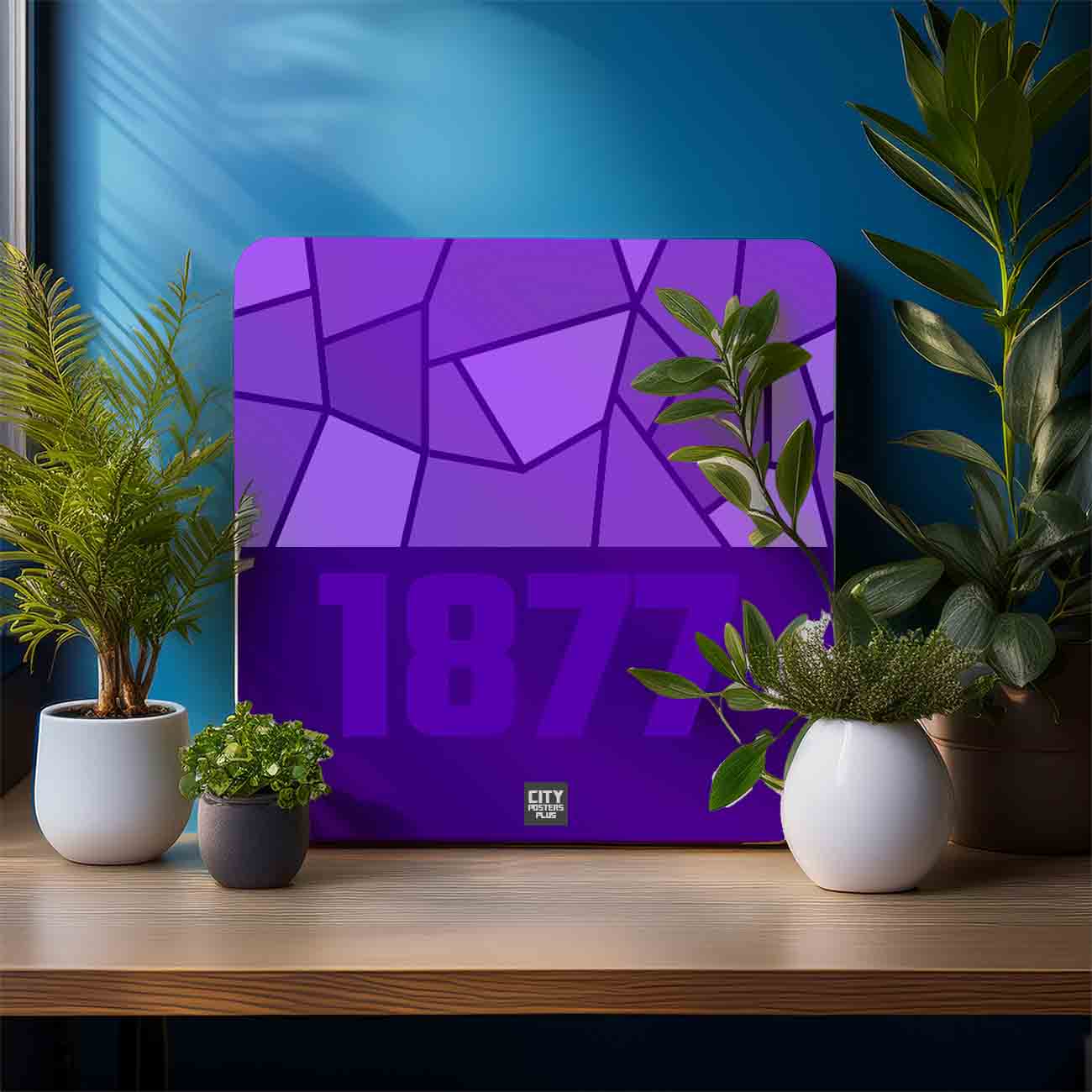 1877 Year Mousepad (Purple)
