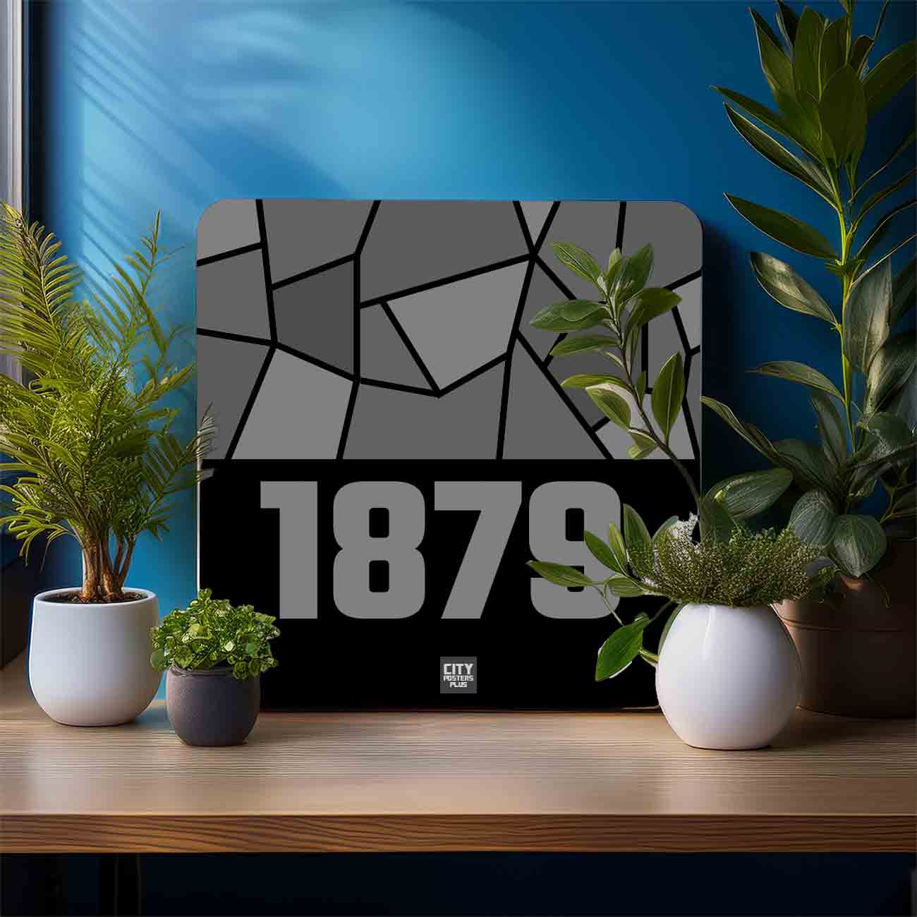 1879 Year Mousepad (Black)