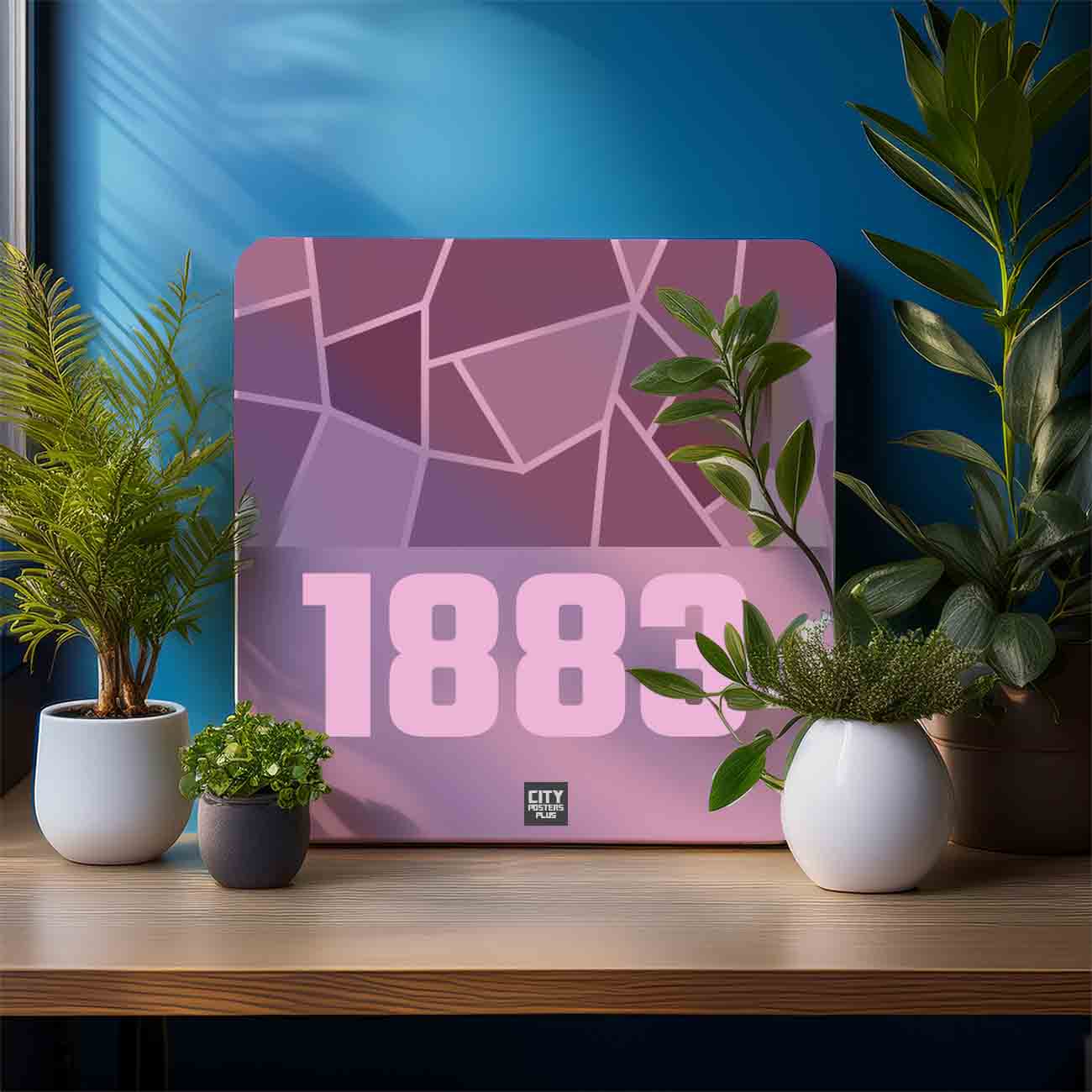 1883 Year Mousepad (Light Pink)