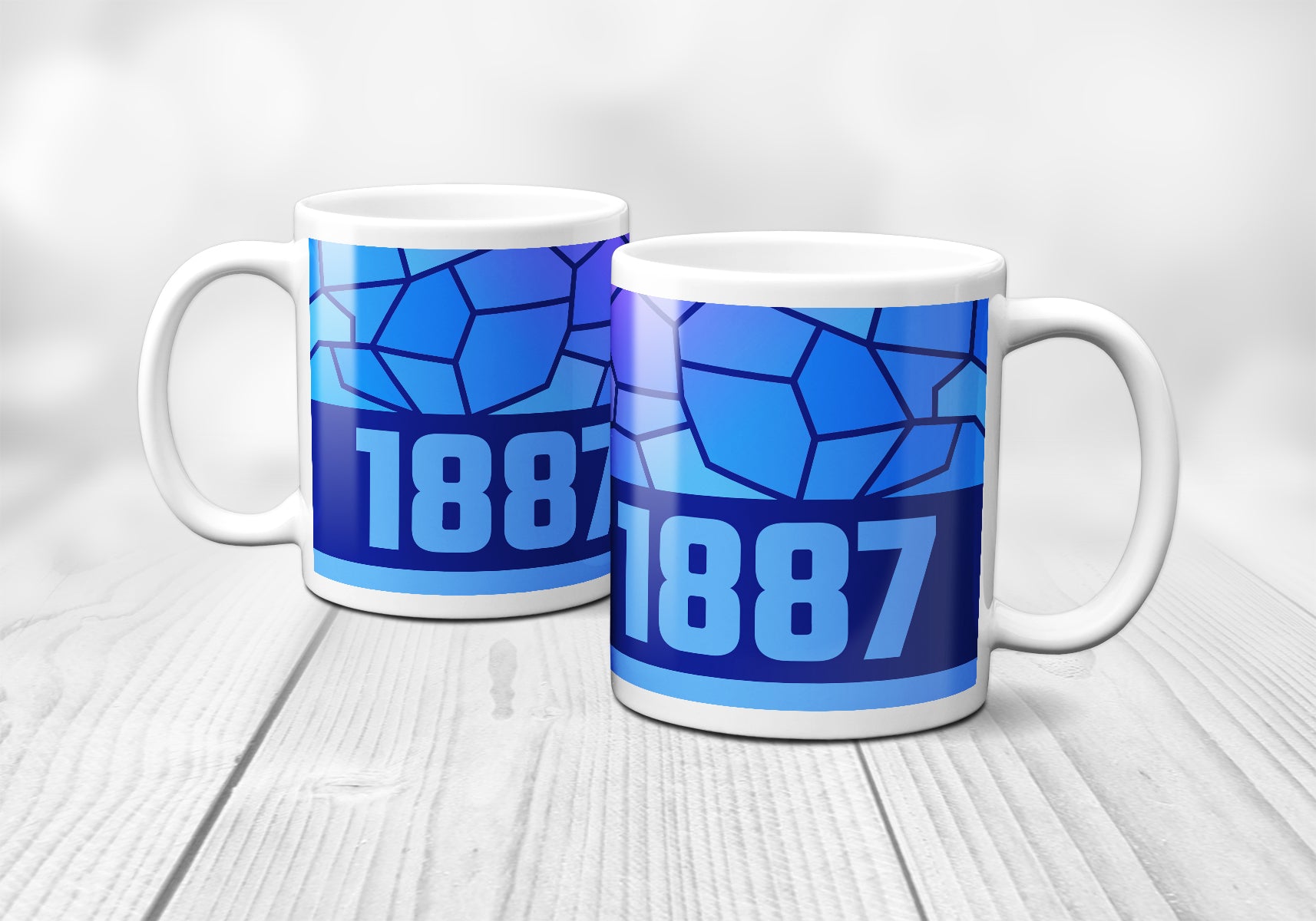 1887 Year Mug (11oz, Royal Blue)