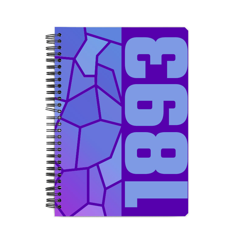 1893 Year Notebook (Purple)