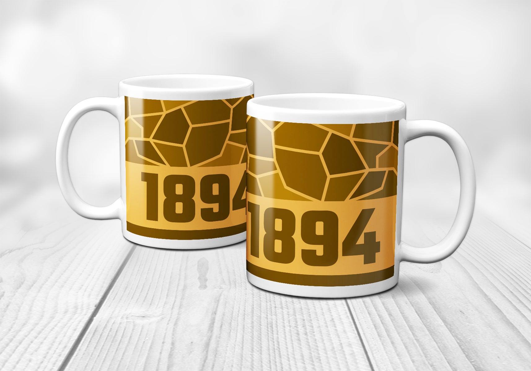 1894 Year Mug (11oz, Golden Yellow)
