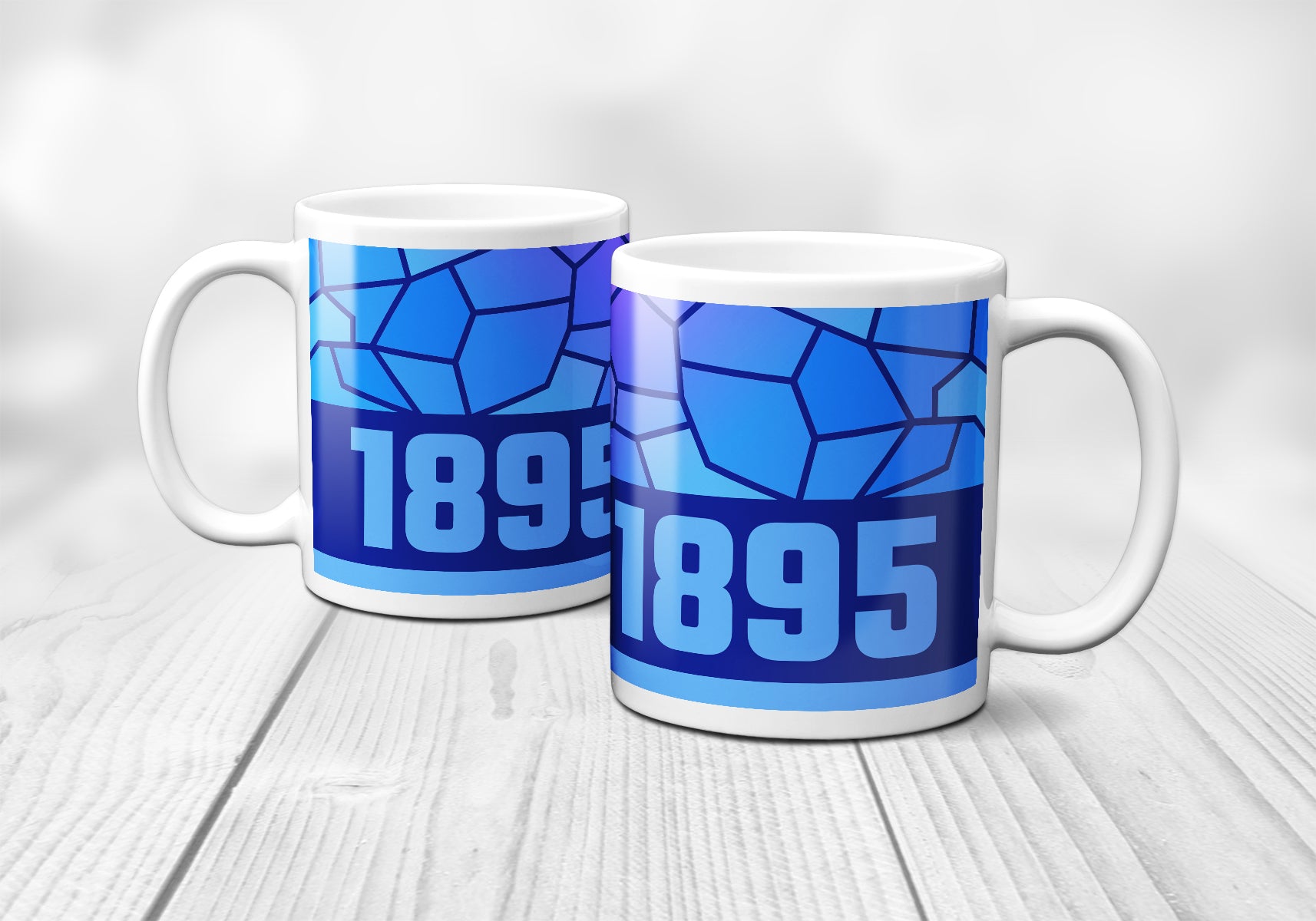 1895 Year Mug (11oz, Royal Blue)