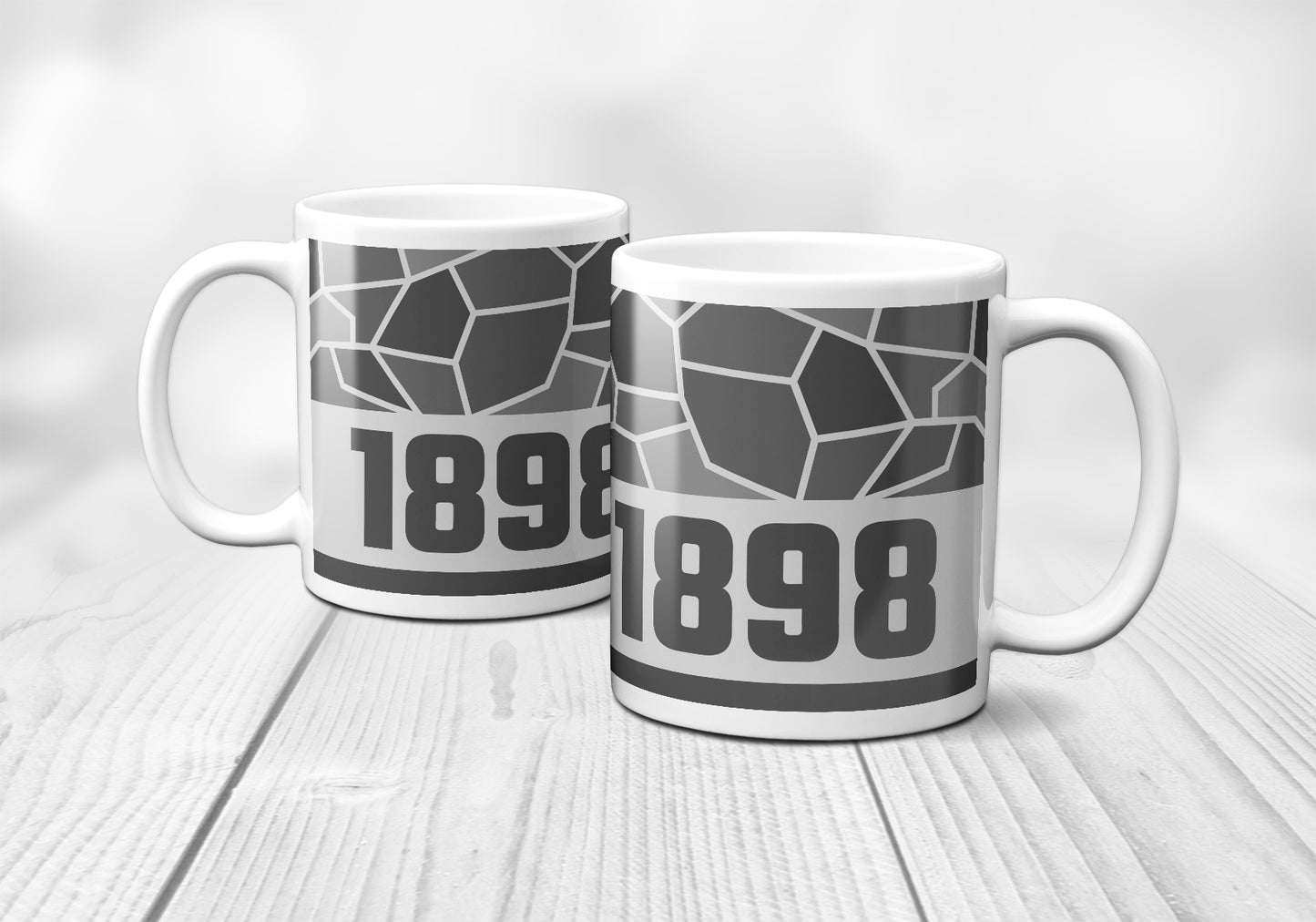 1898 Year Mug (11oz, Melange Grey)