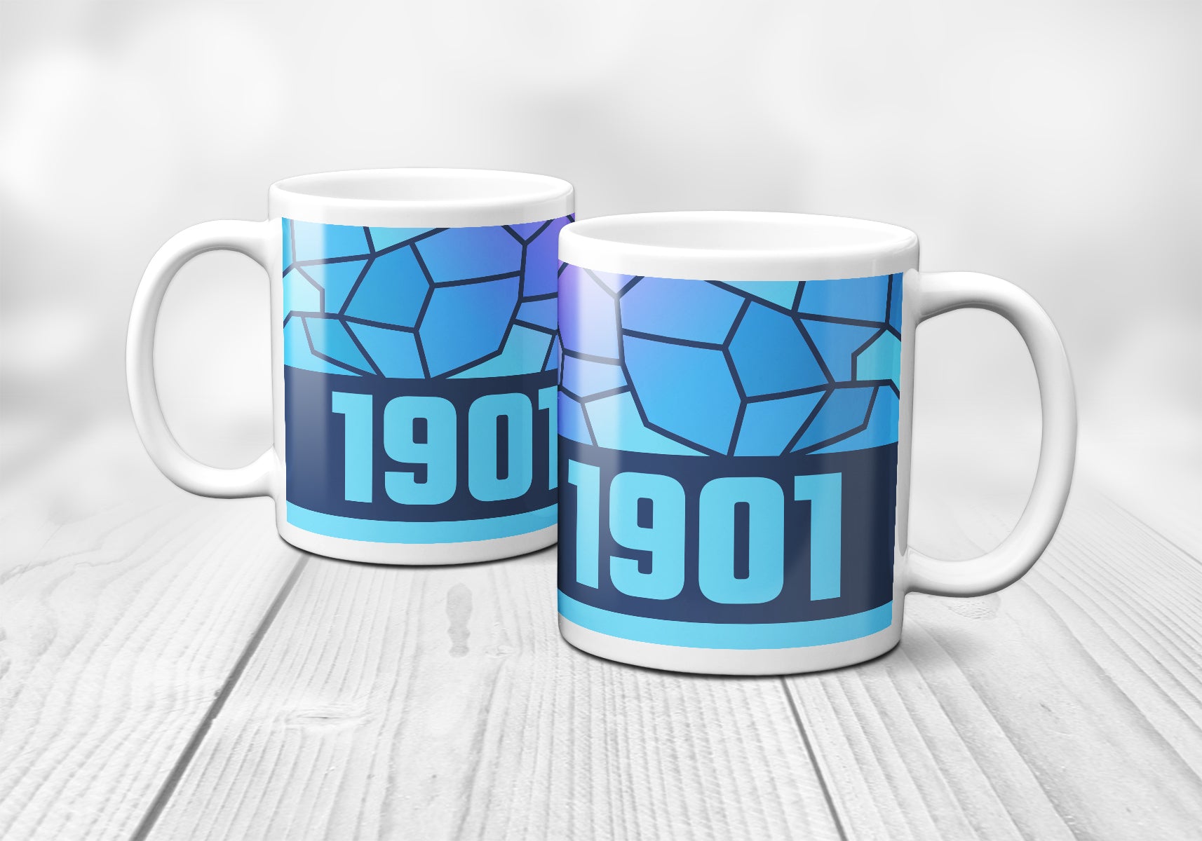 1901 Year Mug (11oz, Navy Blue)