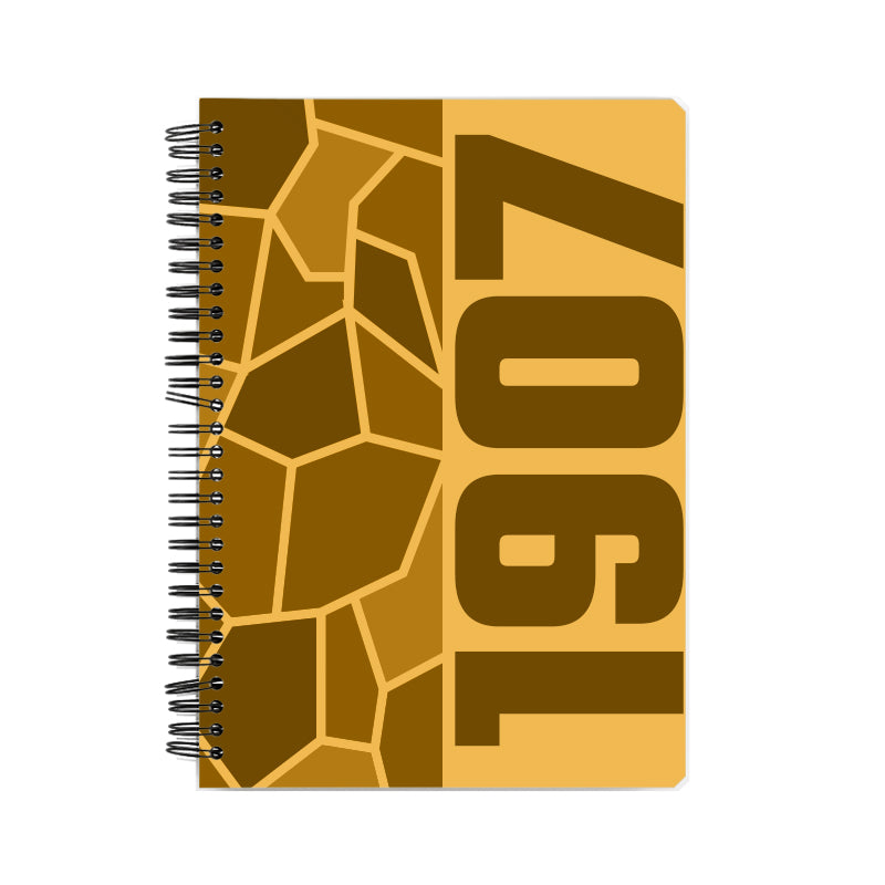 1907 Year Notebook (Golden Yellow)