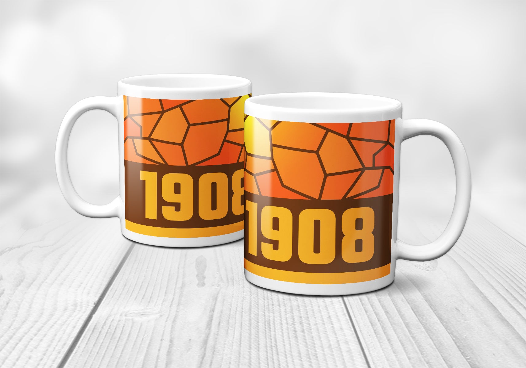 1908 Year Mug (11oz, Brown)