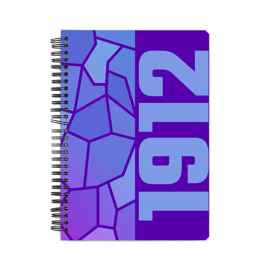 1912 Year Notebook (Purple)