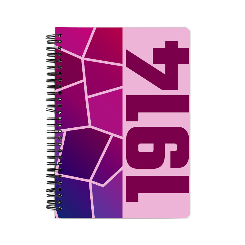 1914 Year Notebook (Light Pink)