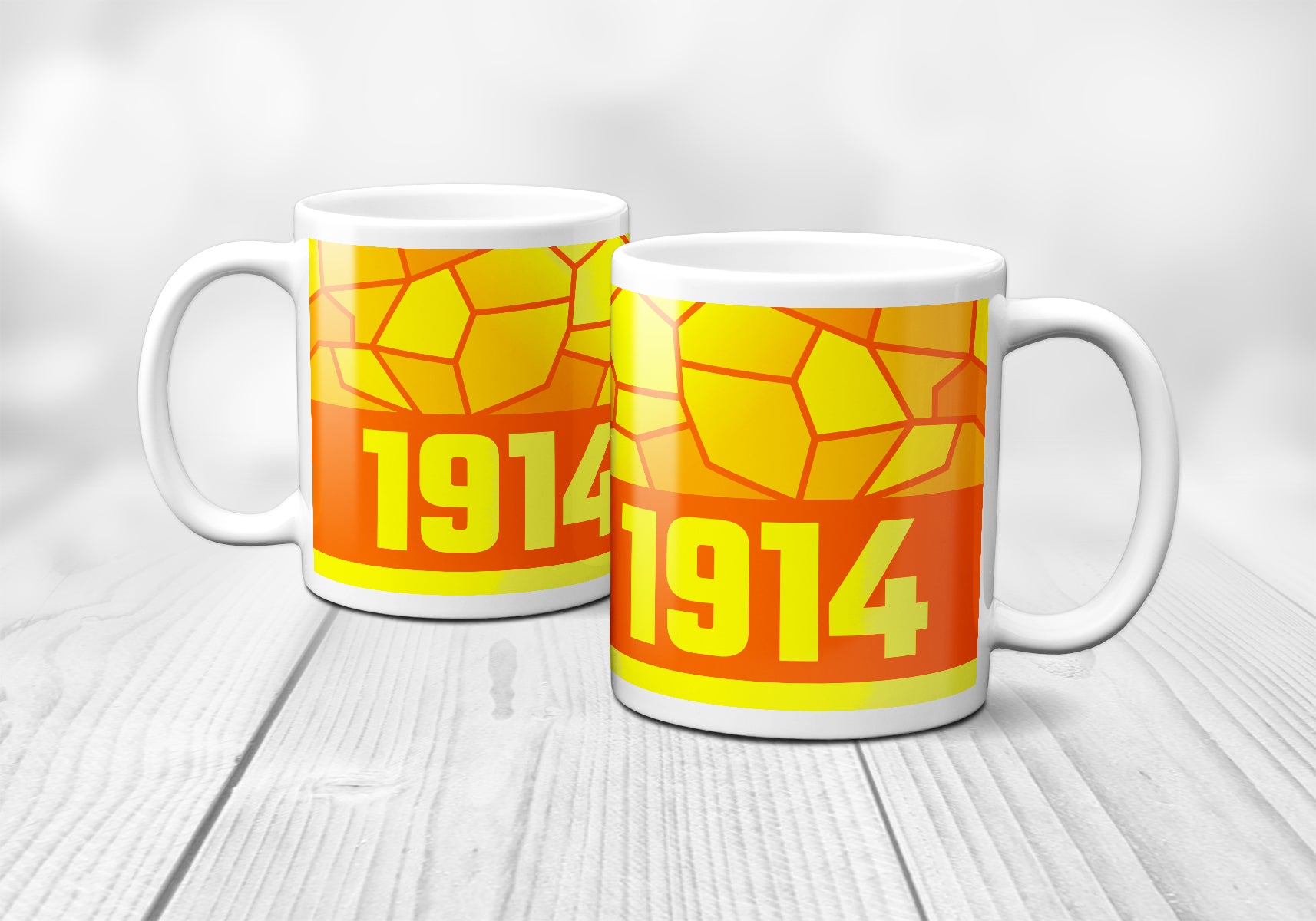 1914 Year Mug (11oz, Orange)