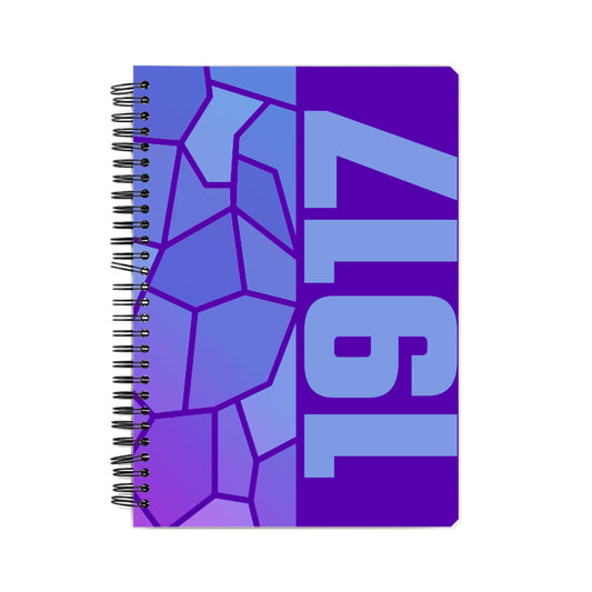 1917 Year Notebook (Purple)
