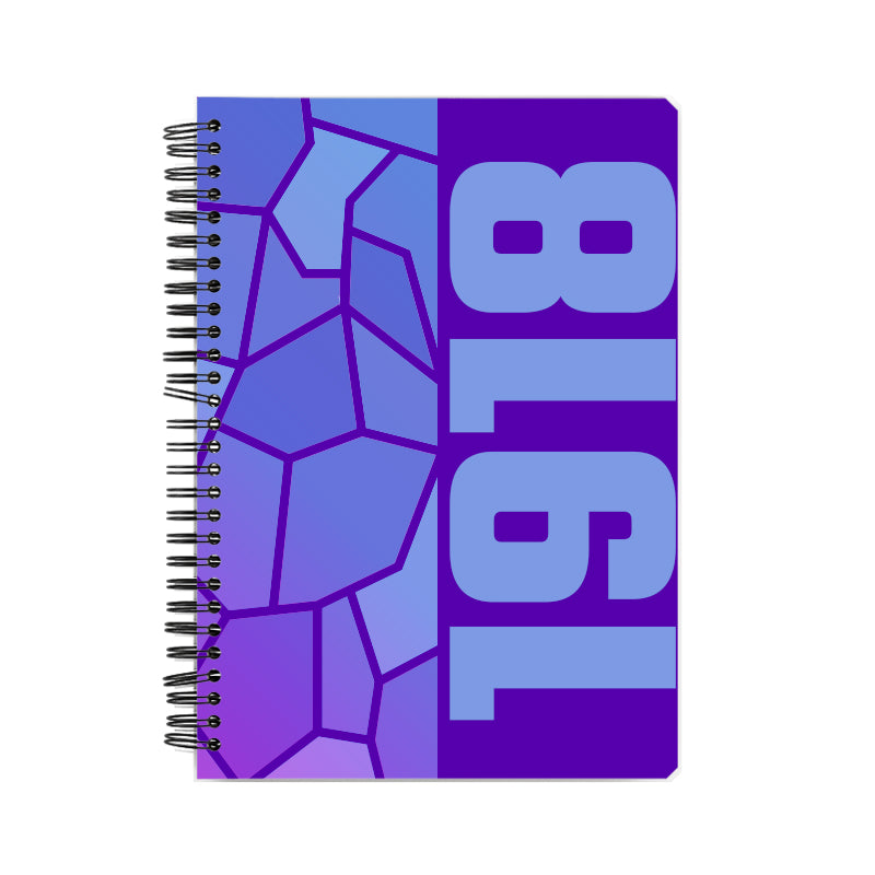 1918 Year Notebook (Purple)