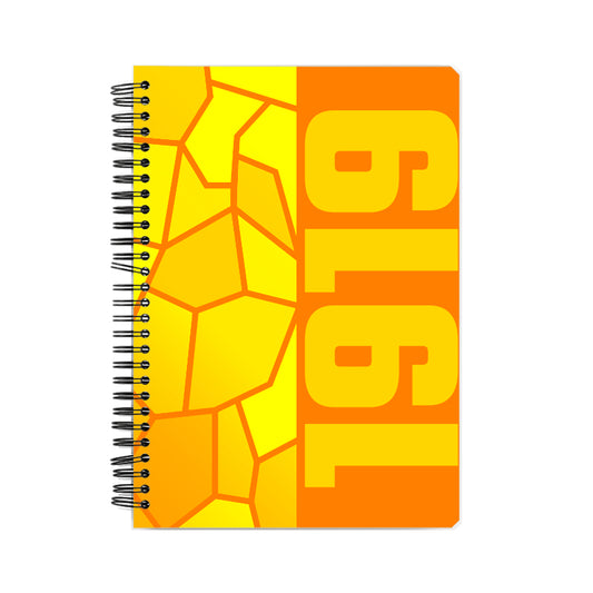 1919 Year Notebook (Orange)