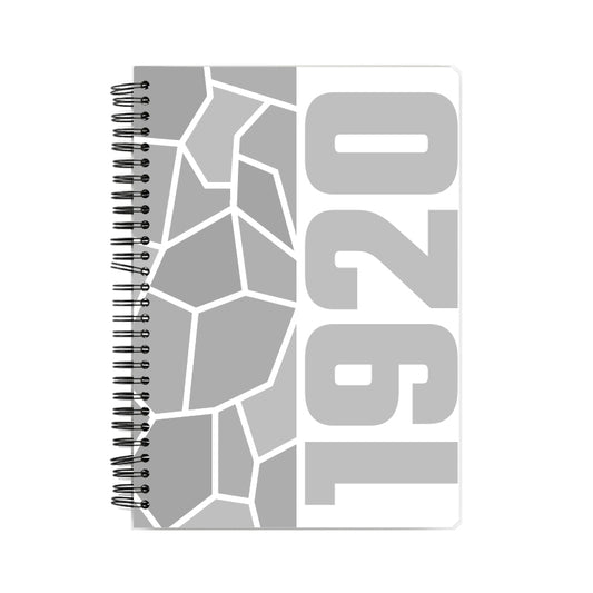 1920 Year Notebook (White)