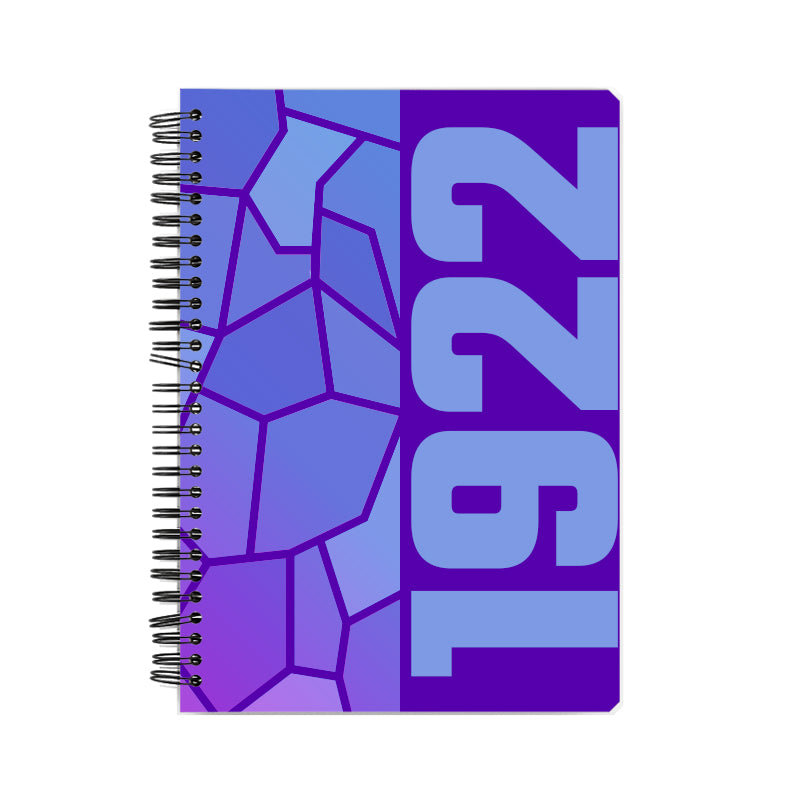 1922 Year Notebook (Purple)