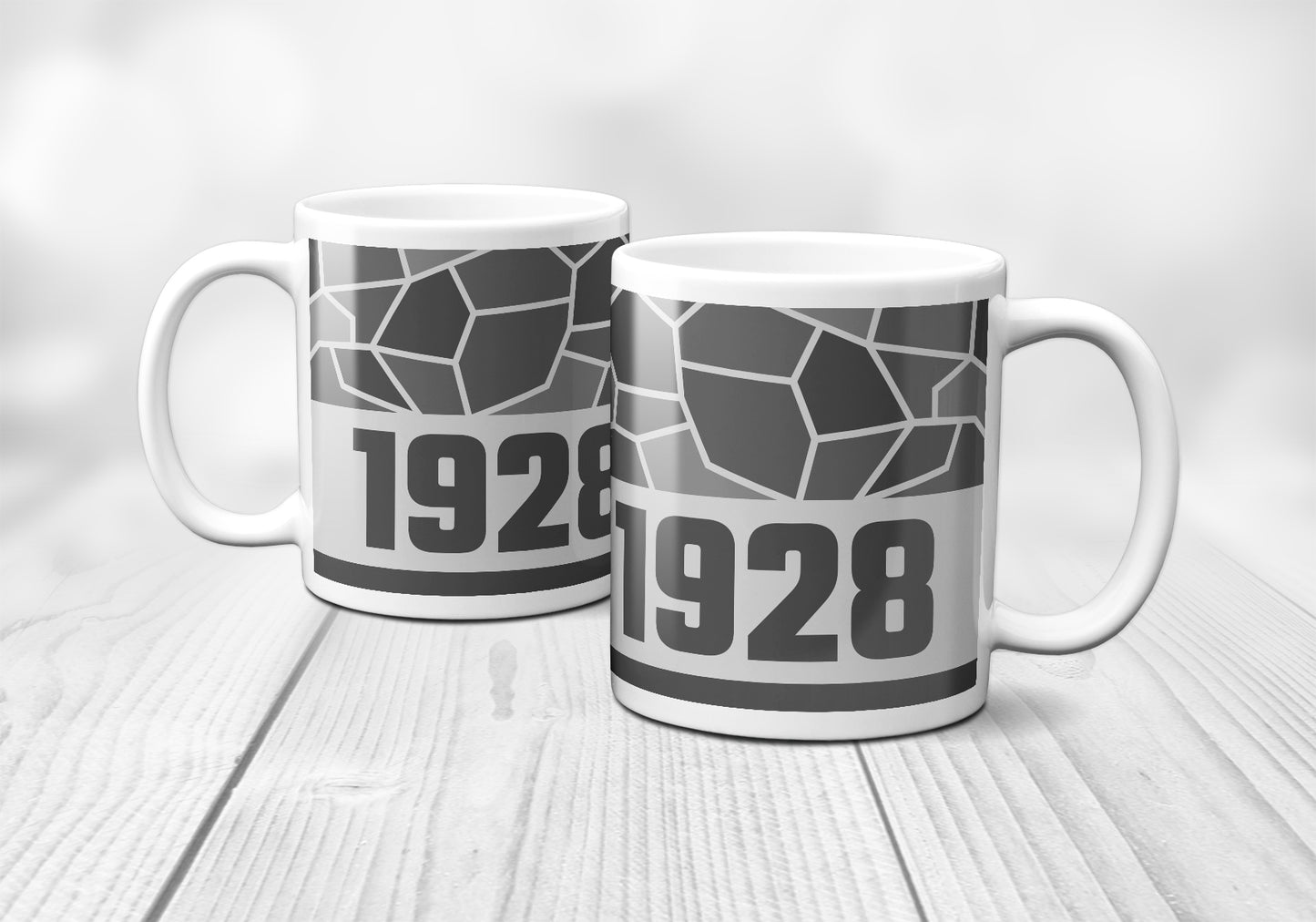 1928 Year Mug (11oz, Melange Grey)