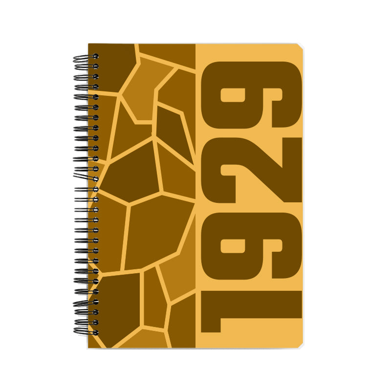 1929 Year Notebook (Golden Yellow)