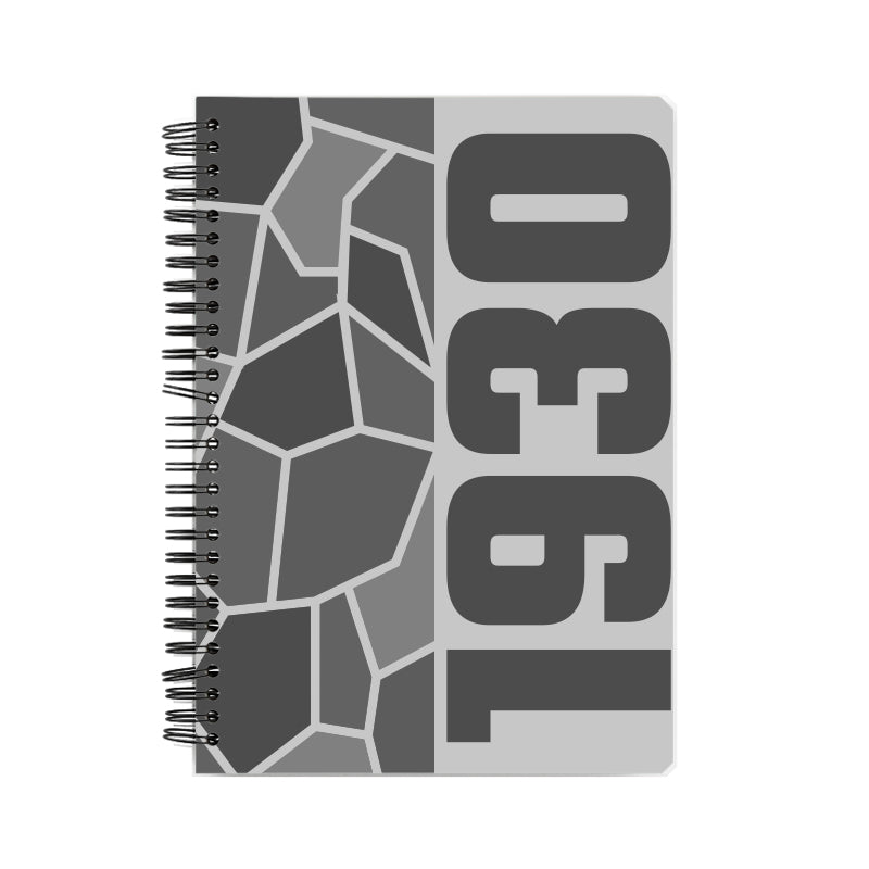 1930 Year Notebook (Melange Grey)