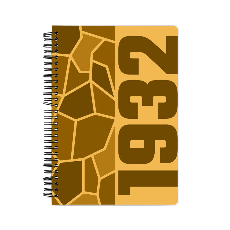 1932 Year Notebook (Golden Yellow)
