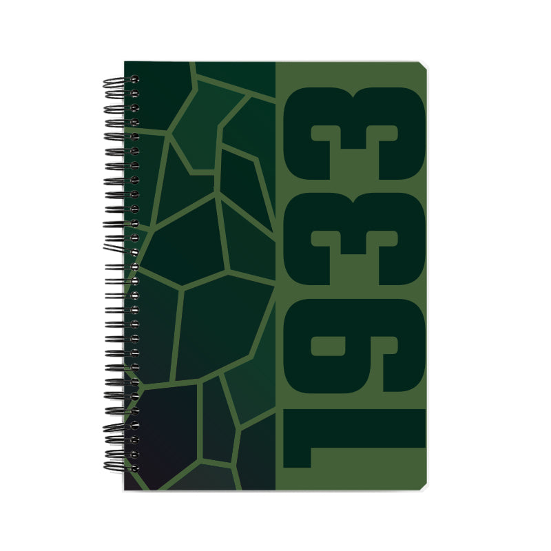 1933 Year Notebook (Olive Green)