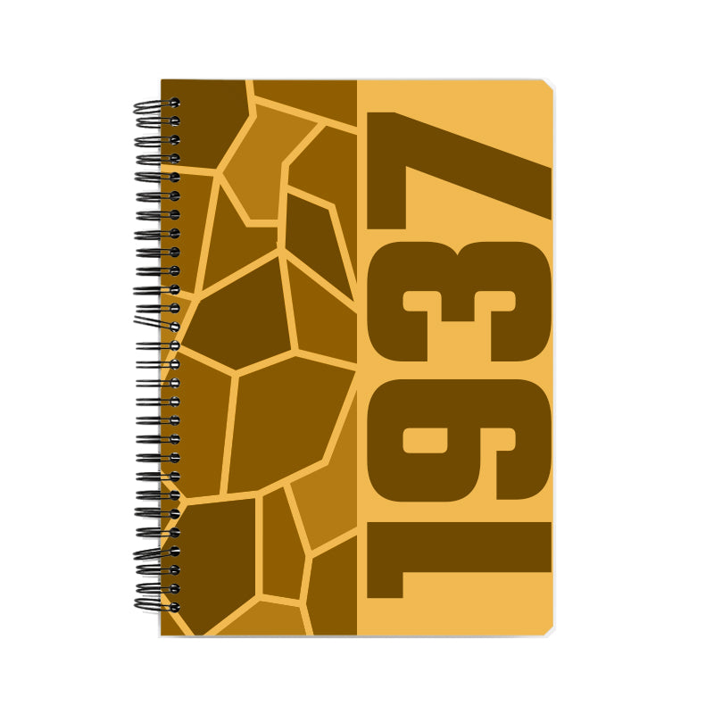 1937 Year Notebook (Golden Yellow)